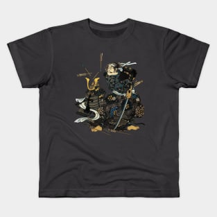 Samurai cutting arrows Kids T-Shirt